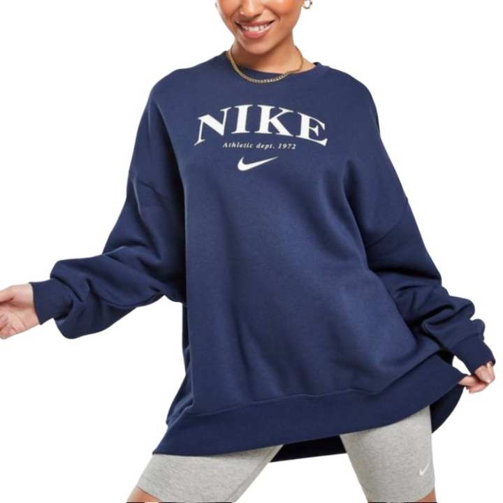Nike Nike Sweatshirts Women's Blue Crew Neck Moderate Other