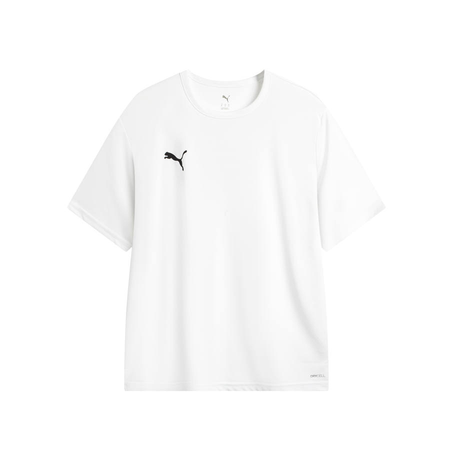 PUMA PUMA T Shirts Men's White Crew Neck Moderate