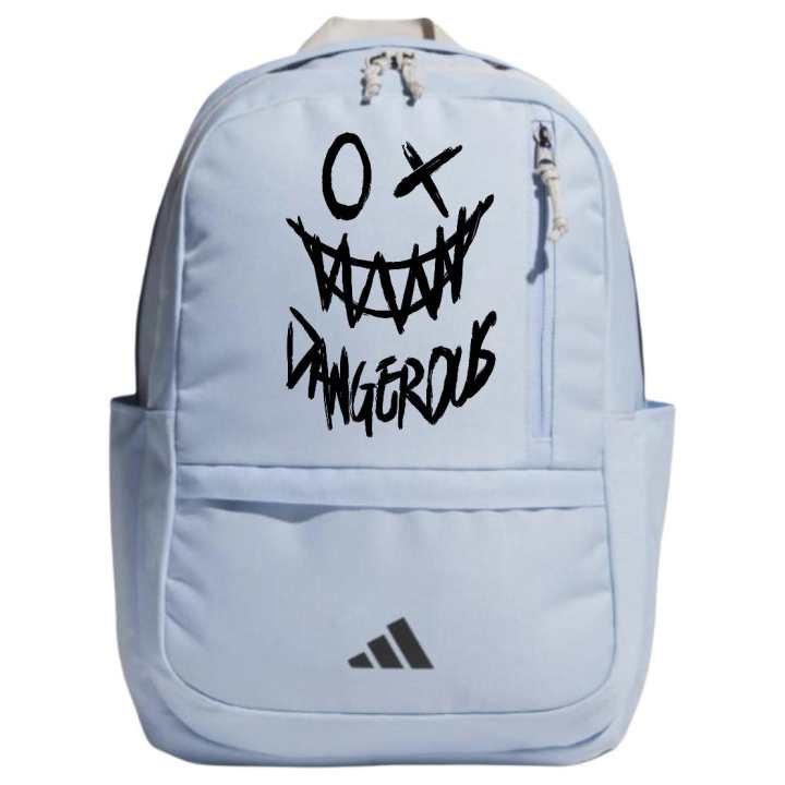 Adidas Adidas Fabric Backpack Unisex Glossy Finish Blue