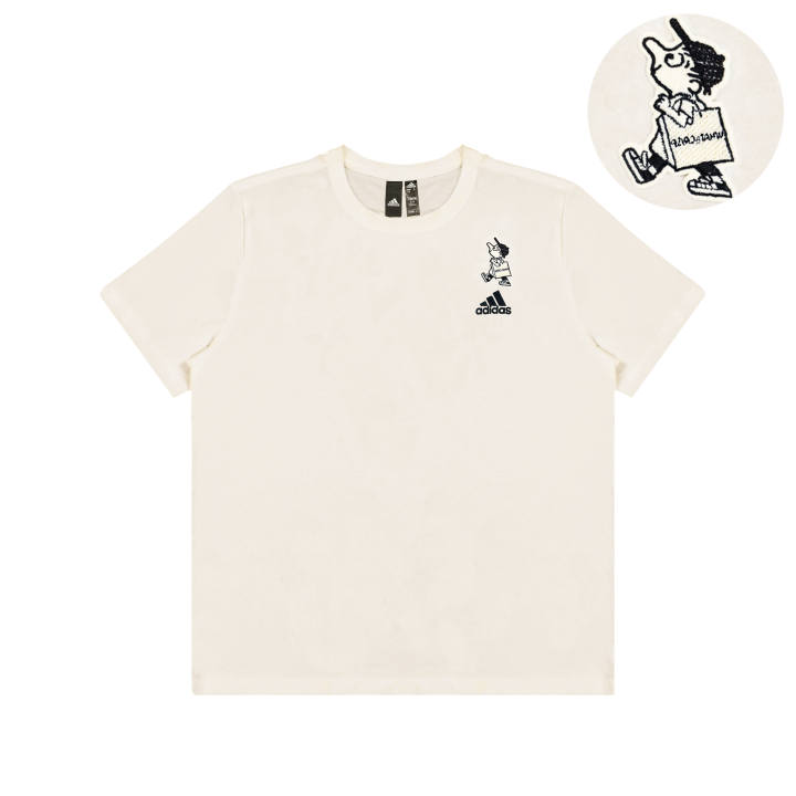 Adidas Adidas Casual Versatile Crew Neck Short Sleeved T Shirts Unisex White