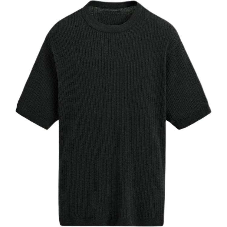 ZARA Knitwear Men's Black Crew Neck Moderate