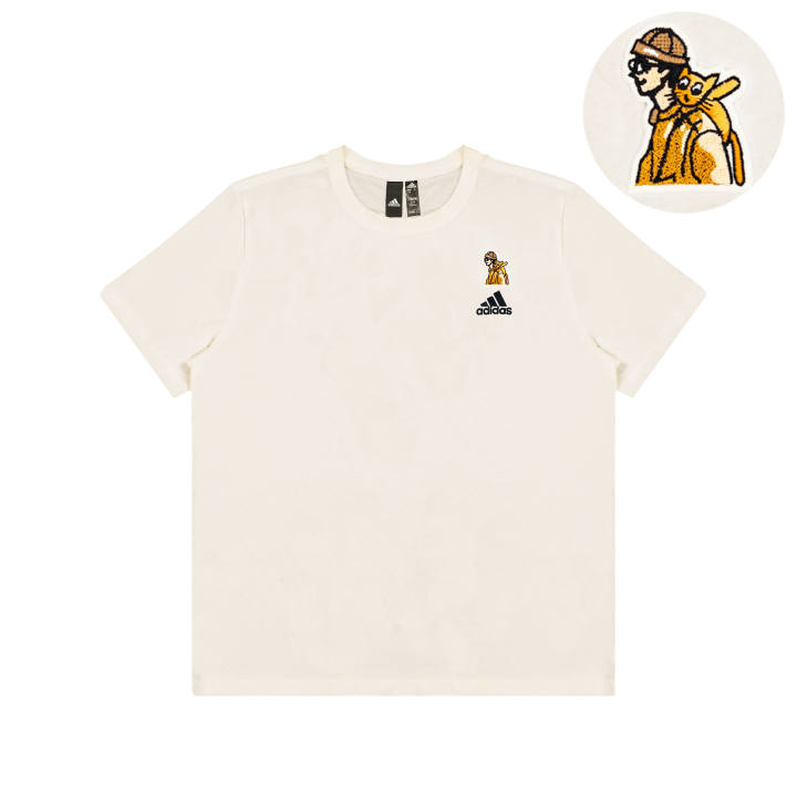 Adidas Adidas Casual Versatile Crew Neck Short Sleeved T Shirts Unisex White