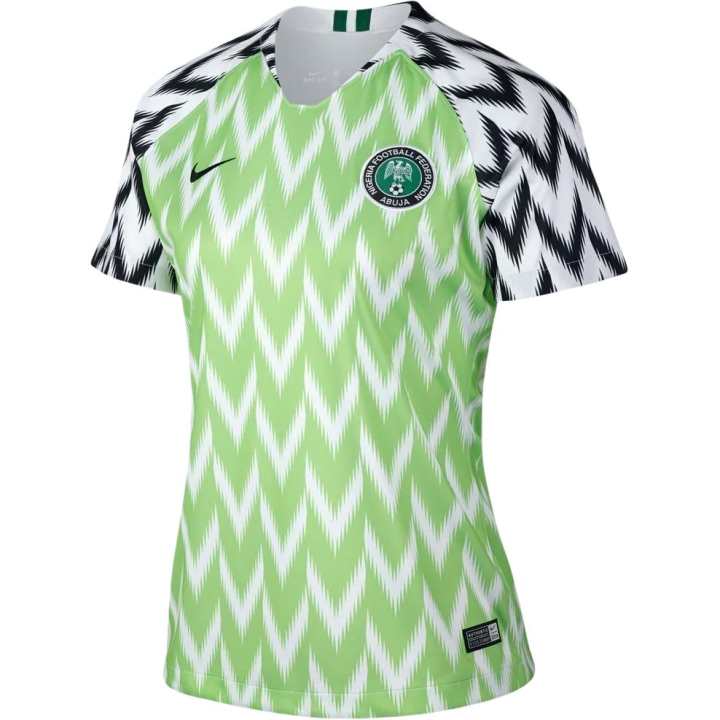 Nike Nike Nigeria Women's 2018/2019 Stadium Home Jersey White/Black