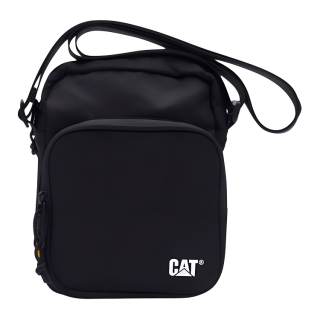 CAT Crossbody Bag, Shoulder Bag Polyamide Black/Blue Unisex