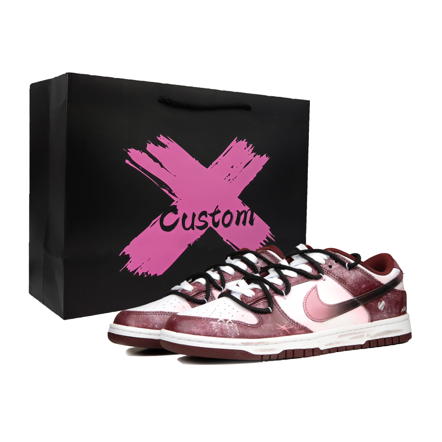 Nike Nike Dunk Abrasion Resistant Low top Skateboard Shoes Unisex Russet