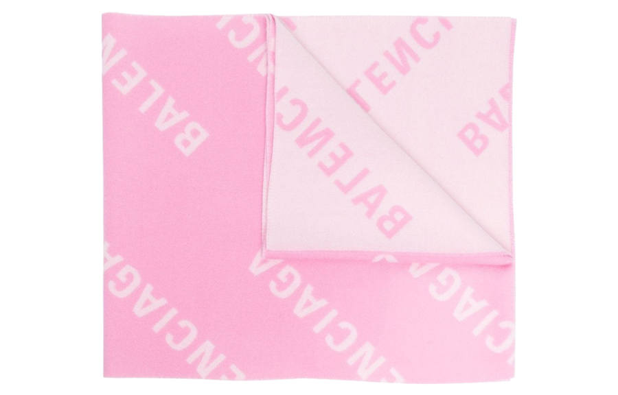Balenciaga 【Best of: PromotionsPrevious Season】all over macro logo scarf