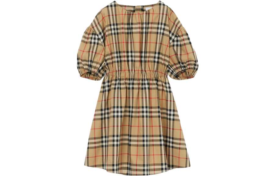 Burberry Children's Dress SS23 Brown Kids'