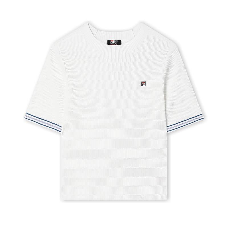 FILA Knitwear Women's Steam White Crew Neck Moderate Other