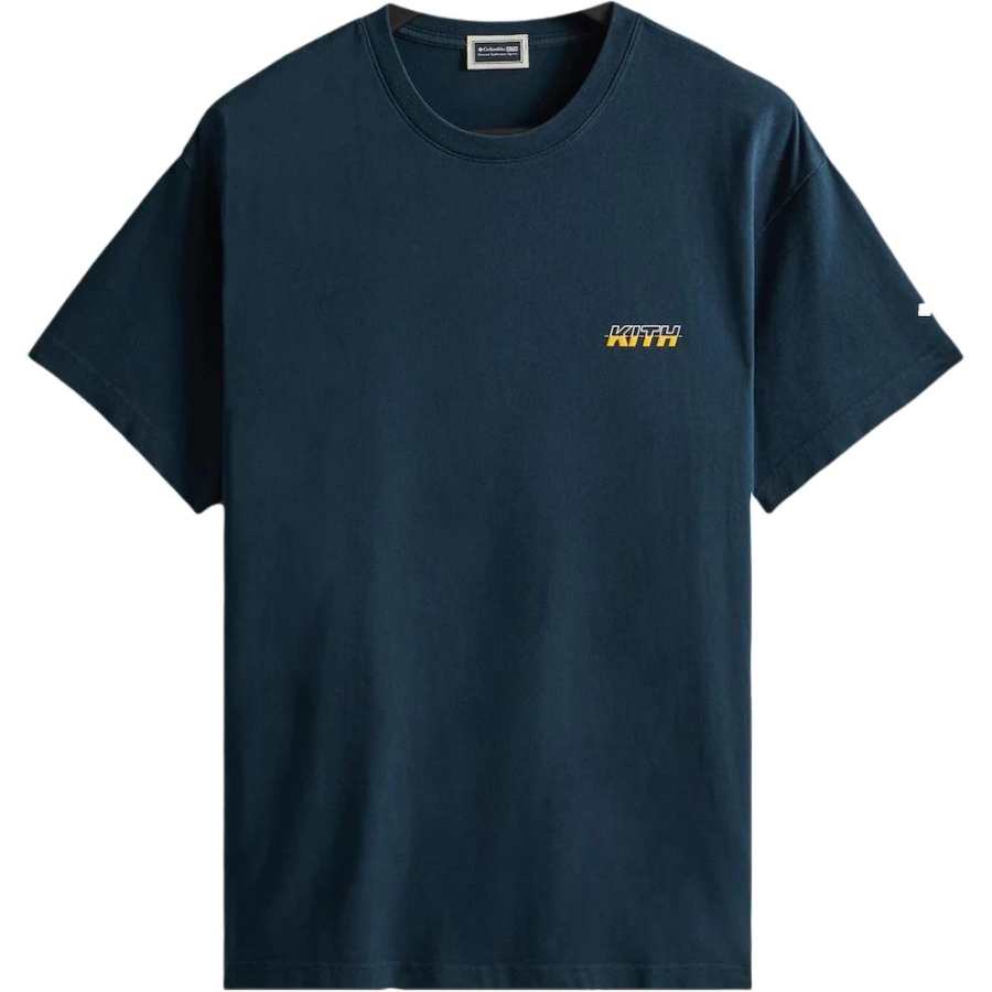 KITH x Columbia T Shirt Men's Blue Green