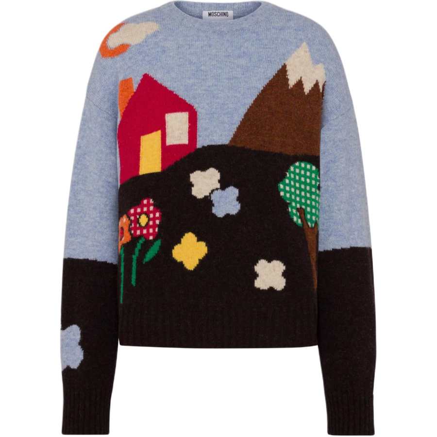MOSCHINO Moschino Shetland Archive Pullover