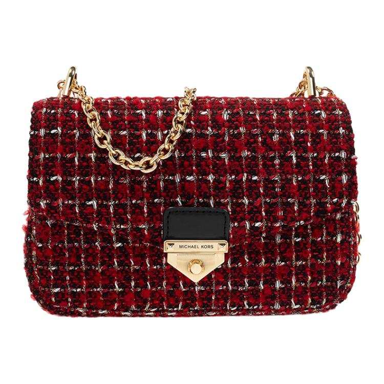 MICHAEL KORS SohoMICHAEL KORS Woolen Crossbody Bag, Shoulder Bag Women's Red