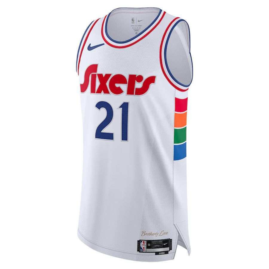Nike Nike Joel Embiid Philadelphia 76ers 2024/25 City Edition Men's Nike Dri FIT Nba Swingman Jersey