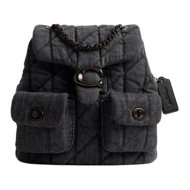 COACH COACH Tabby Fabric Backpack Medium Women's Washed Gray