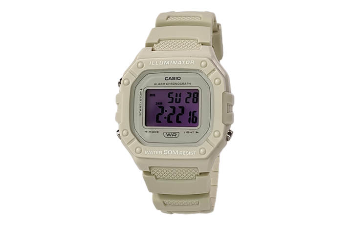 CASIO CASIO Custom Collection Quartz Movement Resin Strap Watch Men's Watches White Dial