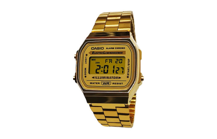 CASIO CASIO Custom Collection Quartz Movement Stainless Steel Strap Watch Men's Watches Gold Dial
