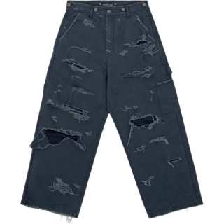 GRAILZ Cargo Pants Men's Washed Black Moderate