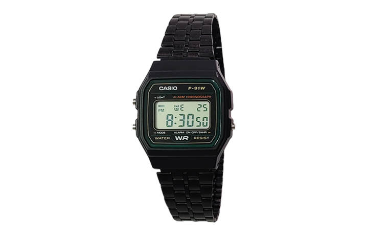 CASIO CASIO Custom Collection Quartz Movement Stainless Steel Strap Watch Men's Watches Black Dial