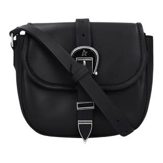 Golden Goose Leather Shoulder Bag Women's Black