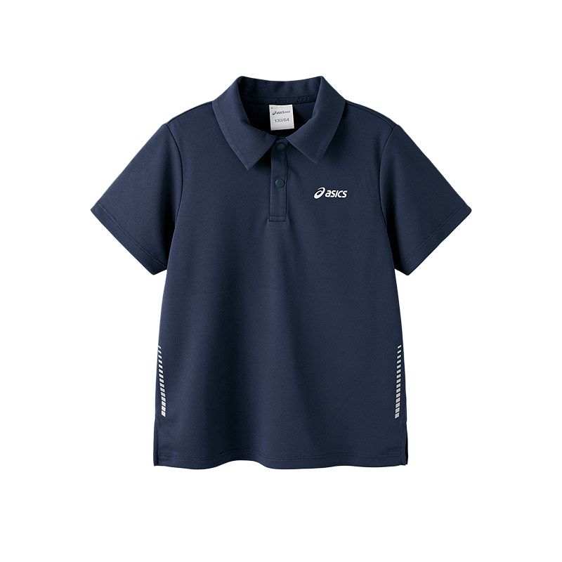 Asics Polo Shirt Sports Performance Navy Blue