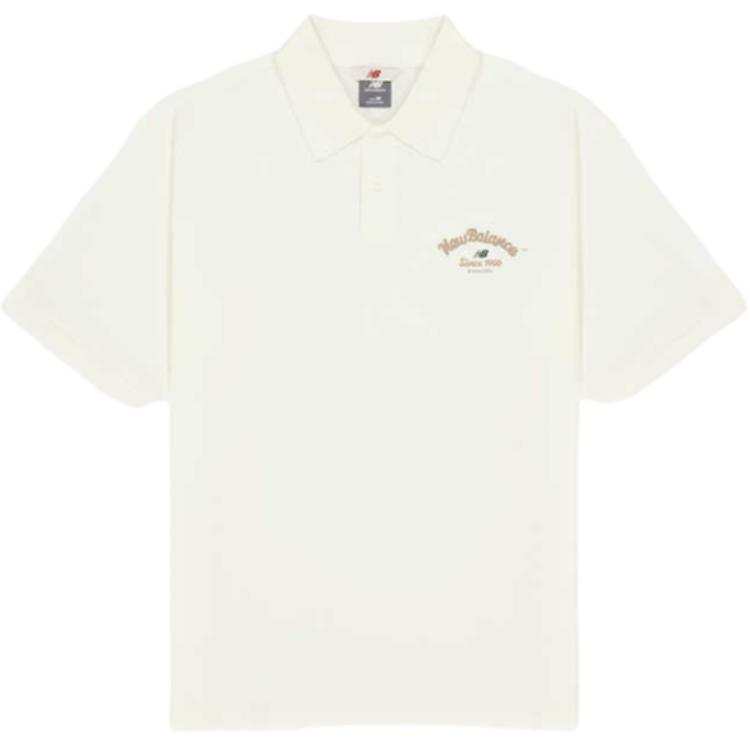New Balance New Balance 1906 SS25 Polo Shirt Men's Ivory White