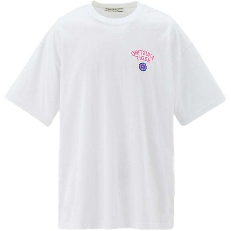 Onitsuka Tiger T Shirt Unisex White