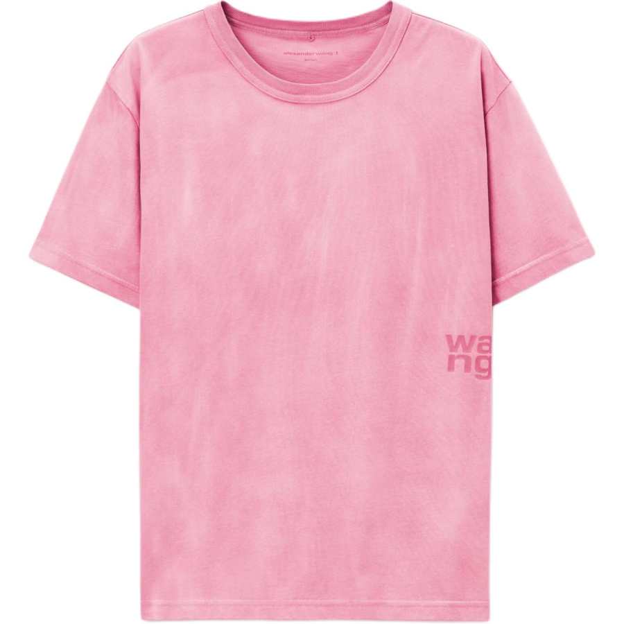 Alexander Wang Regular Sleeve T Shirt Women's Pink