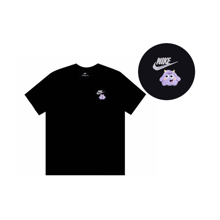 Nike Nike T Shirts Unisex Black Crew Neck