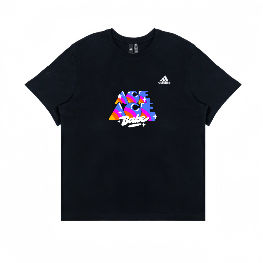 Adidas Adidas T Shirts Unisex Black Crew Neck Moderate Straight Fit