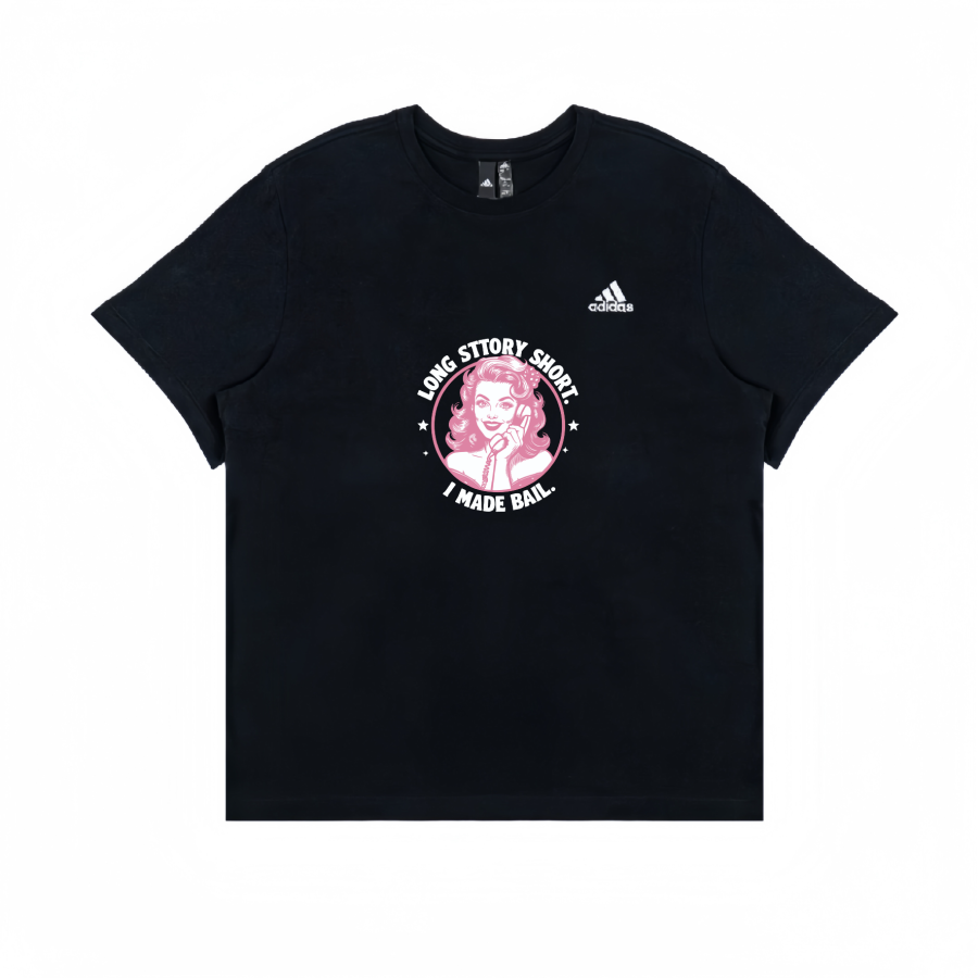 Adidas Adidas American Athleisure Crew Neck Short Sleeved T Shirts Unisex Black
