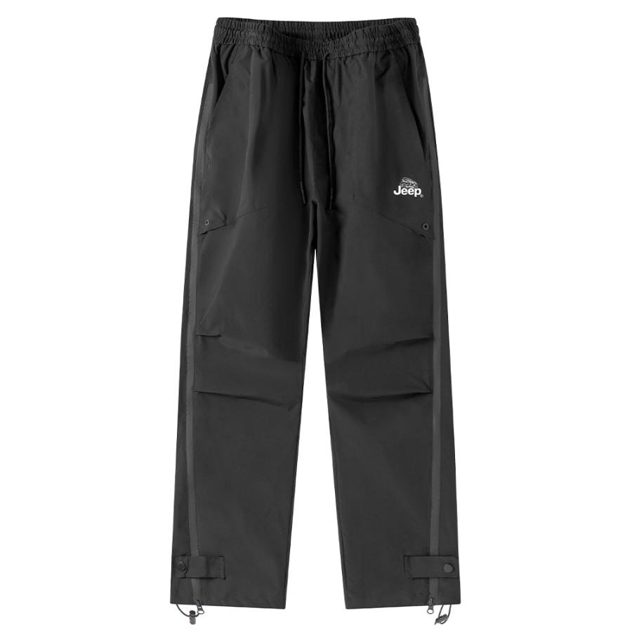 Jeep Windbreaker Pants Unisex Thin Straight Fit Pants