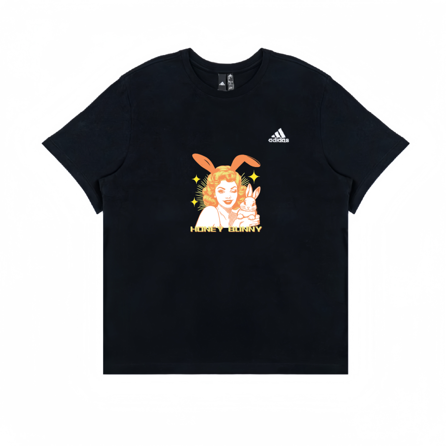 Adidas Adidas American Athleisure Crew Neck Short Sleeved T Shirts Unisex Black