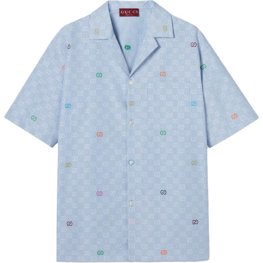Gucci gg detail short-sleeve shirt