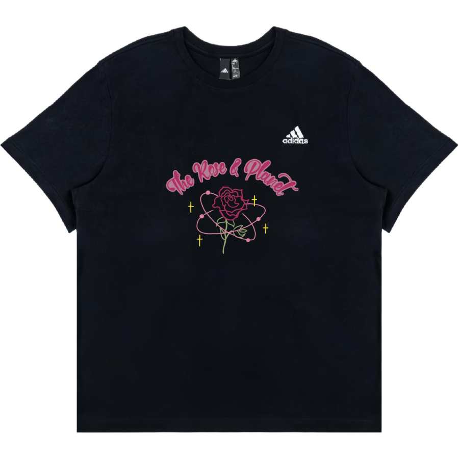 Adidas Adidas American Athleisure Crew Neck Short Sleeved T Shirts Unisex Black