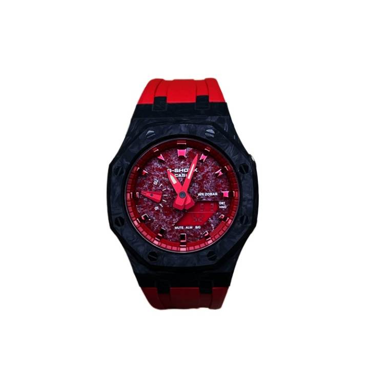 CASIO CASIO Custom Collection Quartz Movement Watch Unisex Red Watch Dial