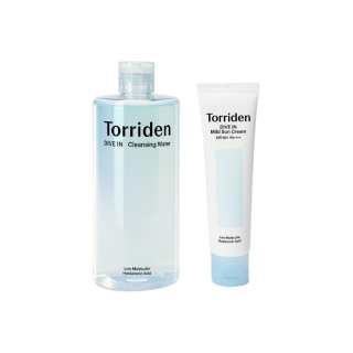 TORRIDEN Low Molecular Weight Makeup Removal Water Sunscreen Creams Skincare Sets Cleaning UV Protection 400ml+60ml