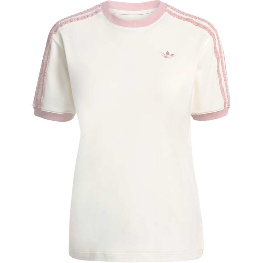 Adidas Originals ruffled three-stripes T-shirt