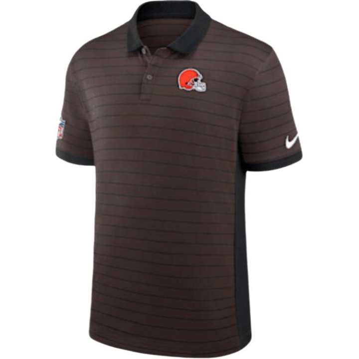 Nike Nike Cleveland s Sideline Victory Stripe Men's Nike Dri-FIT Nfl Polo