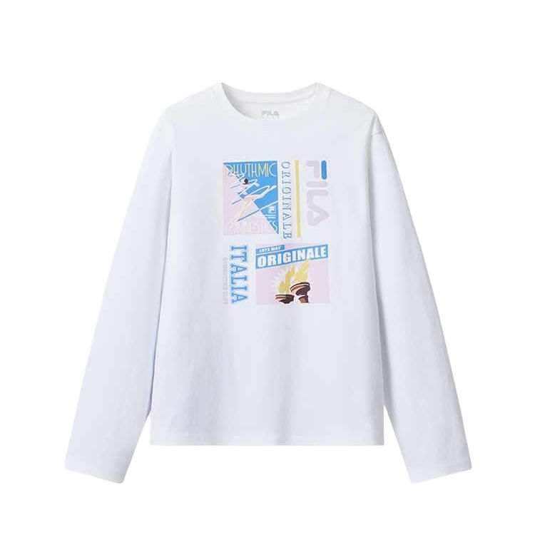 FILA KIDS Grade School T Shirts Crew Neck Moderate