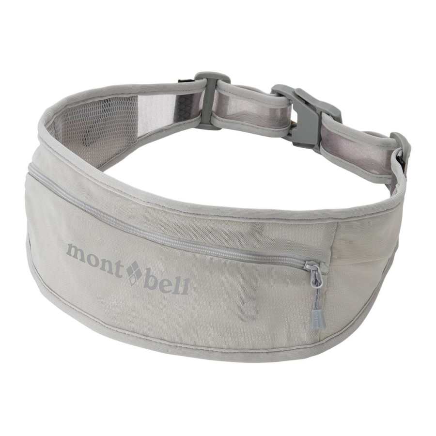 MONTBELL MONTBELL Mesh Fanny Pack Medium Unisex Light Gray