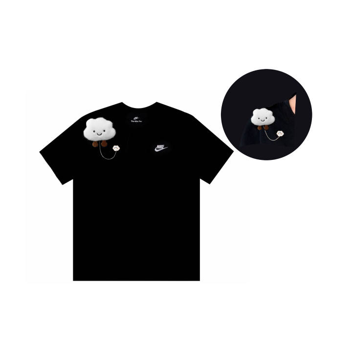 Nike Nike T Shirts Unisex Black Crew Neck