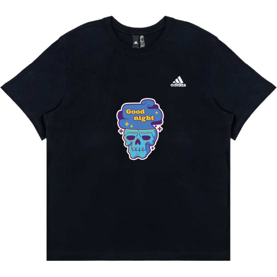 Adidas Adidas American Athleisure Crew Neck Short Sleeved T Shirts Unisex Black