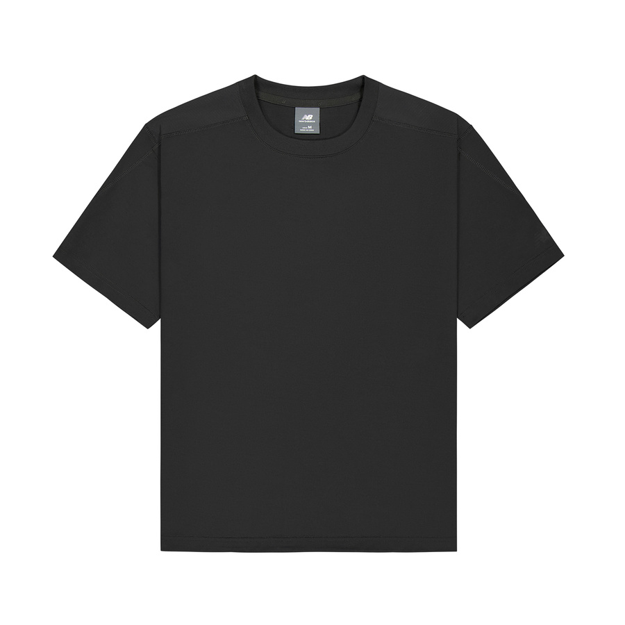 New Balance New Balance T Shirts Men's Black Crew Neck Moderate