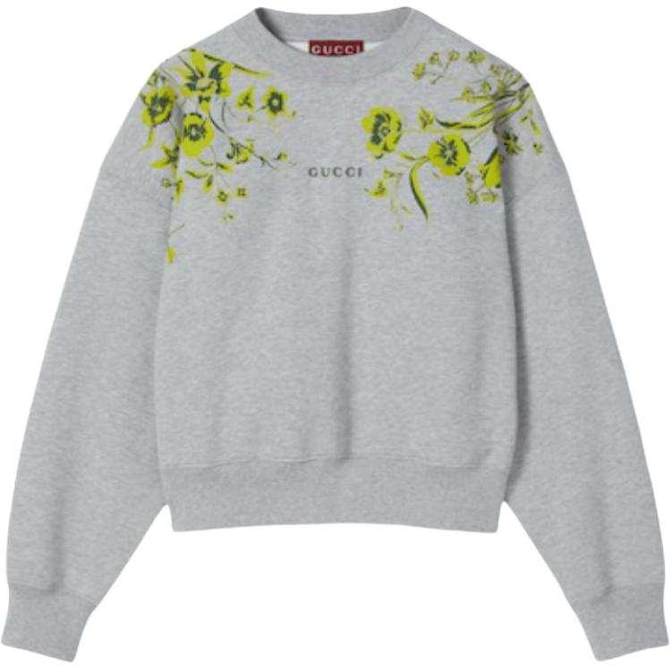 GUCCI Cotton Jersey Sweatshirt With Print