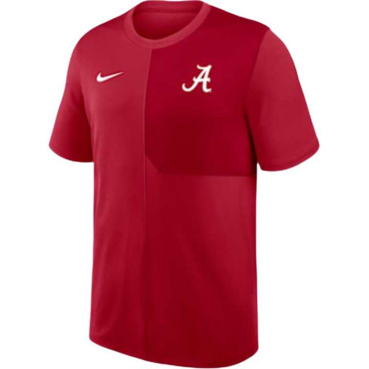 Nike Nike Alabama Sideline Coach Men's Nike Dri-FIT College Top