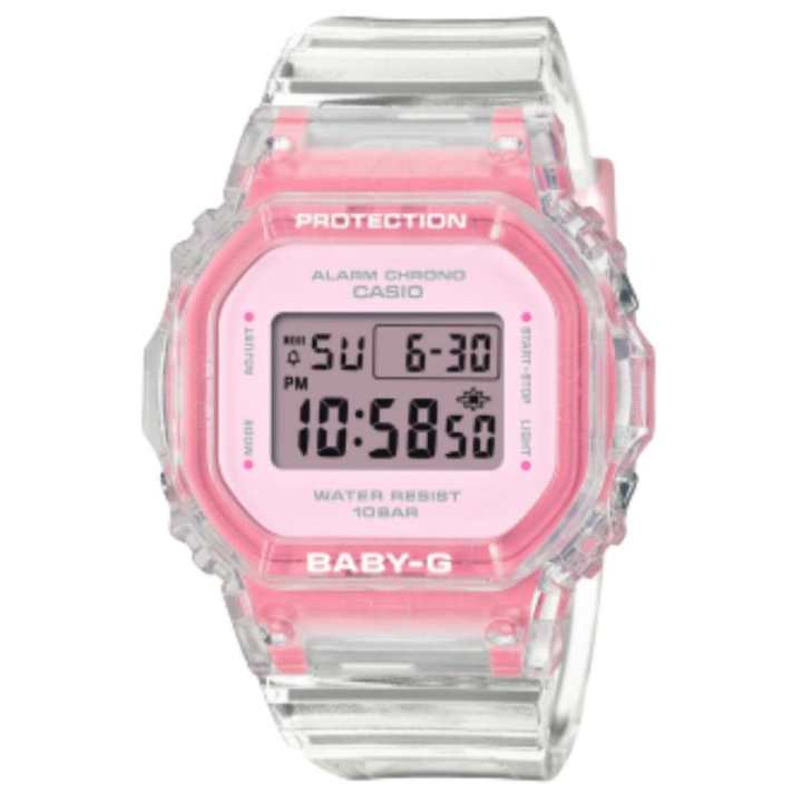 CASIO CASIO BABY G Quartz Movement Resin Strap Watch Women's Watch Pink Watch Dial