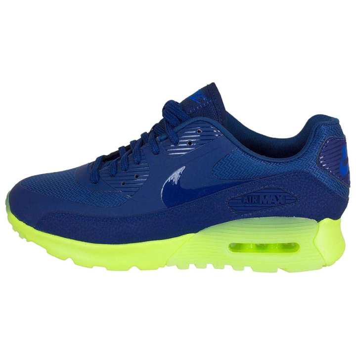 Nike Nike Air Max 90 Abrasion Resistant Low top Casual Shoes Women's Blue