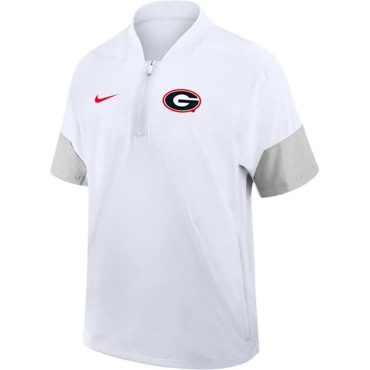 Nike Nike Georgia Sideline Coach Men's Nike College 1/2-Zip Short-Sleeve Jacket