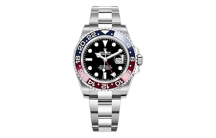 ROLEX Greenwich Type II Automatic Mechanical Movement Men's Watch 40mm Black Dial Oystersteel Strap
