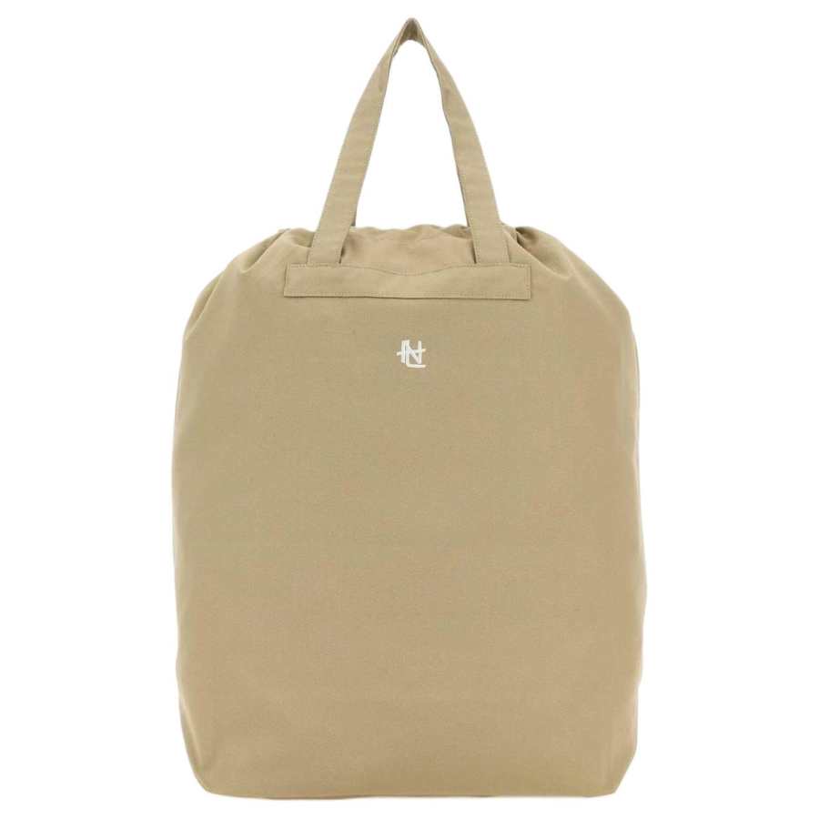 Nanamica logo-embroidered cotton-blend tote bag