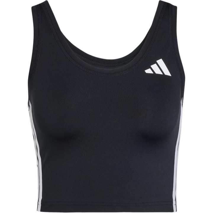 Adidas Adidas Free Shipping With AdiClub Train Essentials 3 Stripes Crop Tank Top